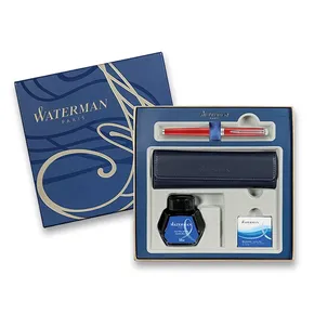 Waterman Hémisphére Comet Red Füllfederhalter, Geschenkset mit Etui und Tinte