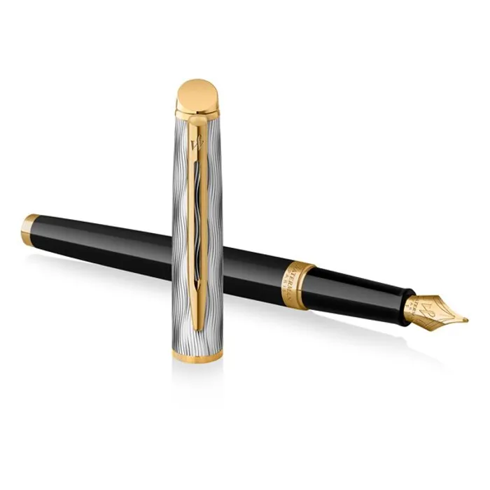 Hauptproduktbild Waterman Hémisphére Reflections of Paris SE DLX Black GT plnicí pero, hrot M