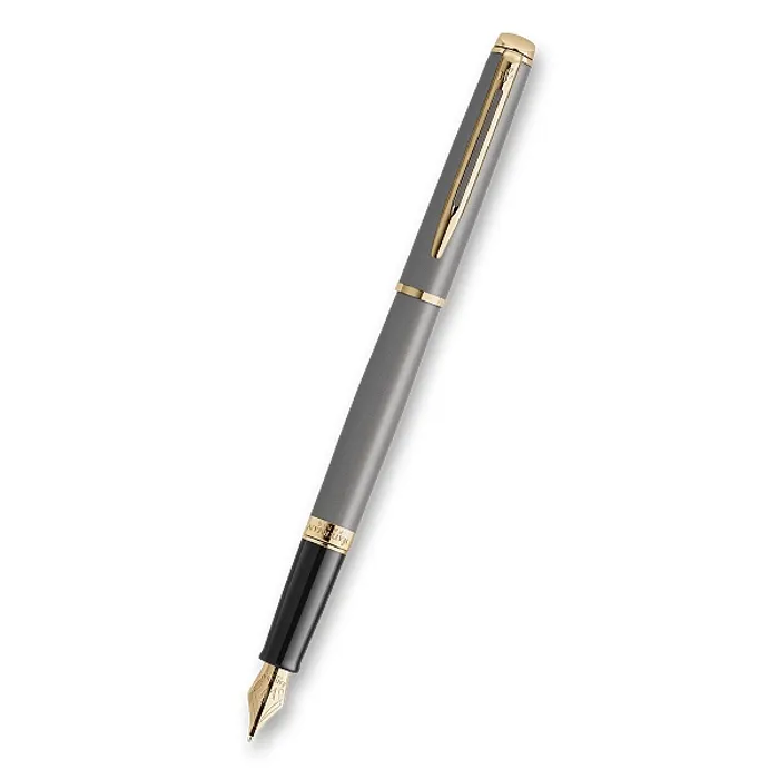 Hauptproduktbild Waterman Hémisphére The Understated Edit Stone Grey GT plnicí pero, hrot M