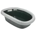 Weiteres Produktbild Toilette für Katzen CARLO 2 38x17x58cm, Edelstahl grau/dunkel grau