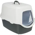 Weiteres Produktbild VICO überdachte Toilette mit Tür, ohne Filter 56 x 40 x 40 cm, hellgrau/dunkelgrau