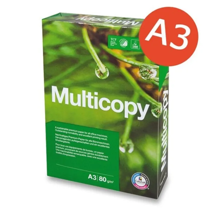 Hauptproduktbild Xerografický papír A3 80g Multicopy