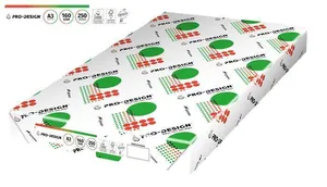 Xerografisches Papier, für Digitaldruck, A3, 160g, PRO-DESIGN [250 Blatt]