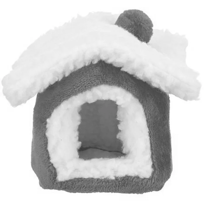 Hauptproduktbild Xmas Cuddly CAVE - plyšový domek pro osmáka 23 x 18 x 24 cm, červená/bílá