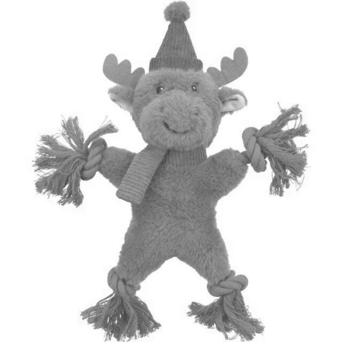 Hauptproduktbild Xmas REINDEER - vánoční sob 32 cm, píská/šustí, plyš/lano