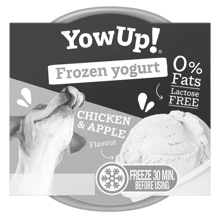 Hauptproduktbild YOWUP Frozen Yoghurt - zmrzlinový jogurt s příchutí kuřete a jablka 110 g