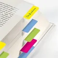 Weiteres Produktbild Lesezeichen, Farbmix, Folie, mit Farbstreifen, 50 x 38 mm, 4 x 5 Stück, SIGEL