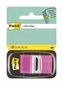 Lesezeichen mit Spender, 50 Notizzettel, 25x43 mm, violett, 3M POSTIT