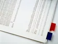 Lesezeichen mit Magazin, 50 Blatt, 25x43 mm, blau, 3M POSTIT