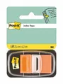 Lesezeichen mit Spender, 50 Notizzettel, 25x43 mm, orange, 3M POSTIT