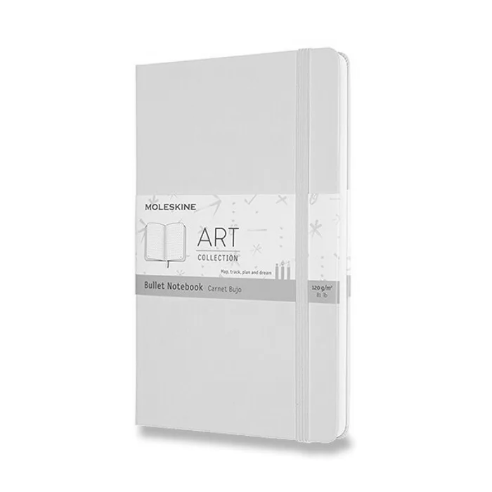 Hauptproduktbild Zápisník Moleskine Art Bullet - tvrdé desky L, tečkovaný, světle modrý