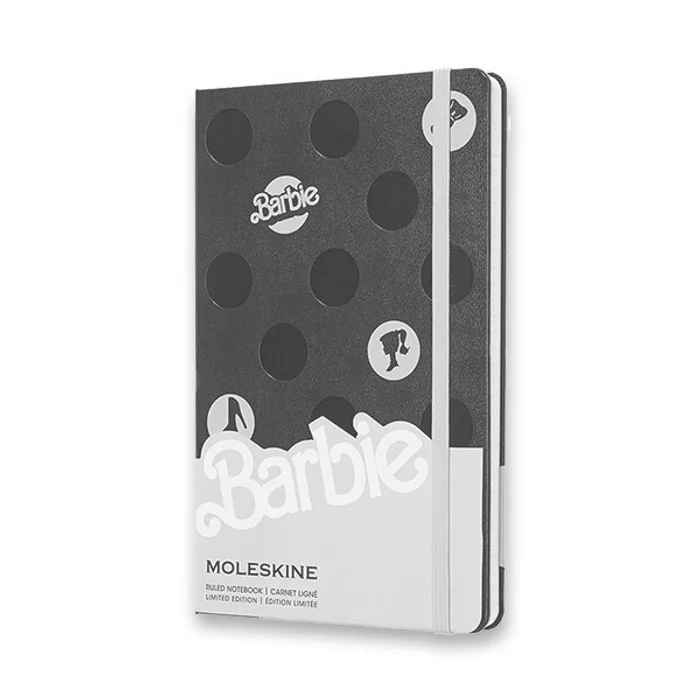 Hauptproduktbild Zápisník Moleskine Barbie - tvrdé desky L, linkovaný, Puntíky