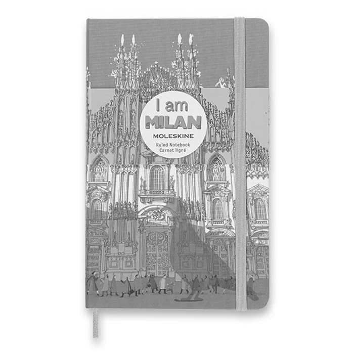 Hauptproduktbild Zápisník Moleskine I am Milan tvrdé desky, L, linkovaný