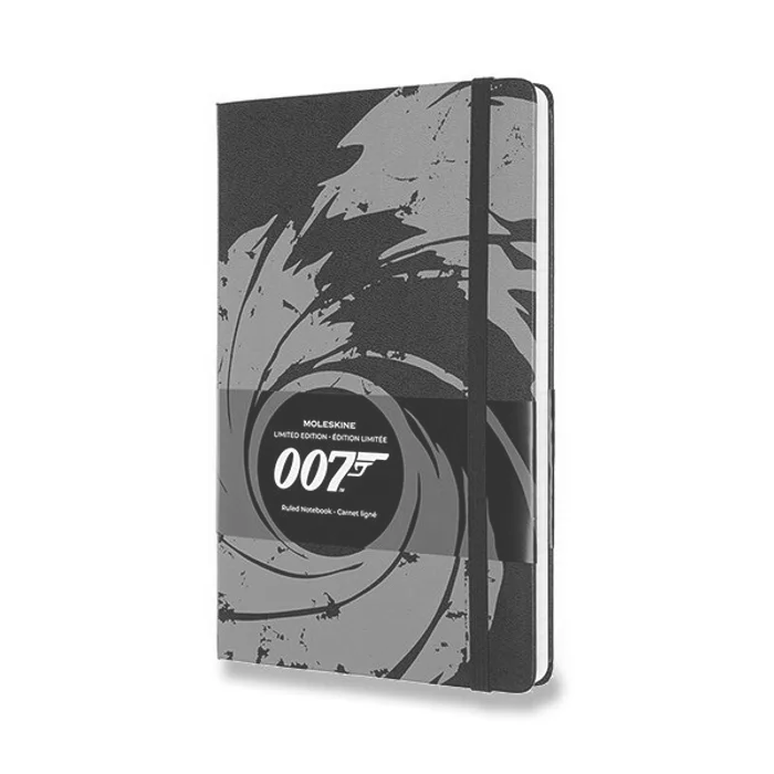 Hauptproduktbild Zápisník Moleskine James Bond - tvrdé desky L, linkovaný, černý