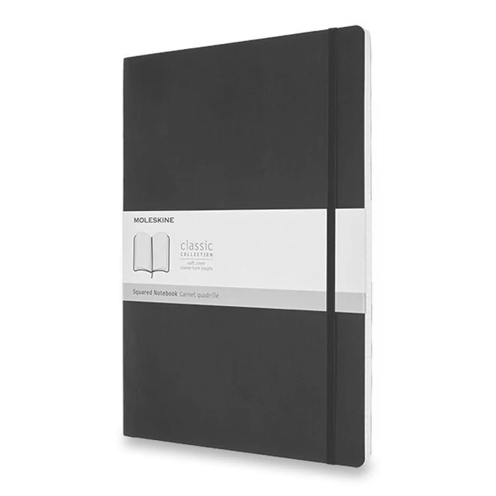 Hauptproduktbild Zápisník Moleskine - měkké desky A4, čtverečkovaný, černý