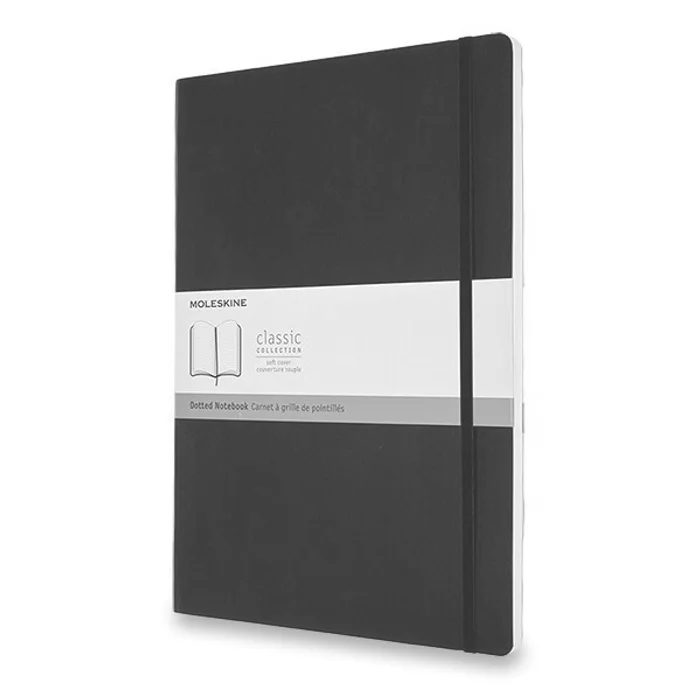 Hauptproduktbild Zápisník Moleskine - měkké desky A4, tečkovaný, černý