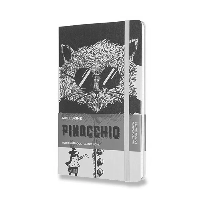 Hauptproduktbild Zápisník Moleskine Pinocchio - tvrdé desky L, linkovaný, černý