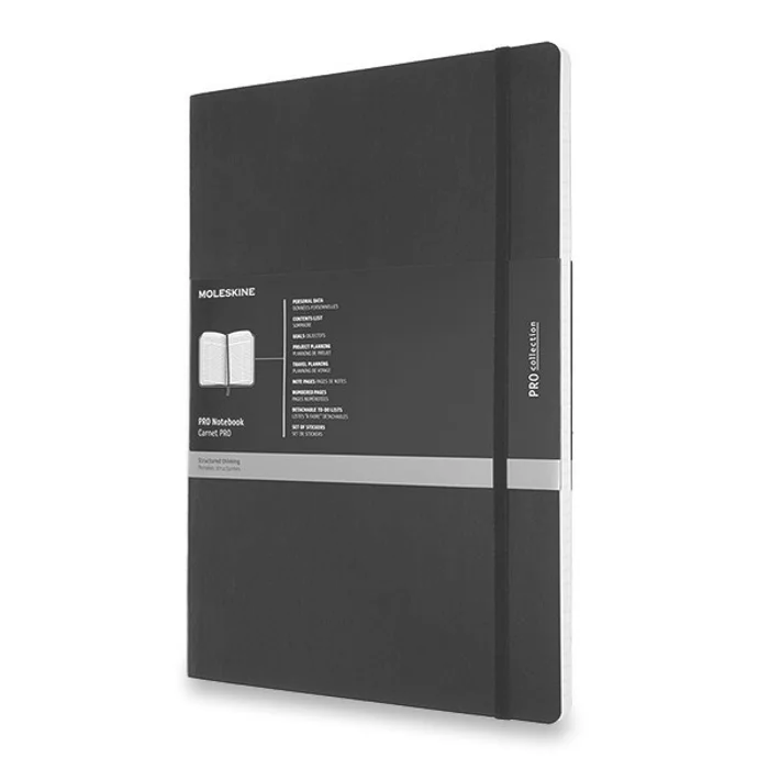Hauptproduktbild Zápisník Moleskine Professional - měkké desky A4, černý