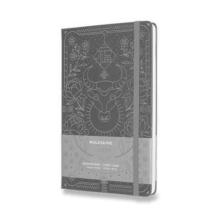 Hauptproduktbild Zápisník Moleskine Rok Buvola - tvrdé desky L, linkovaný, červený
