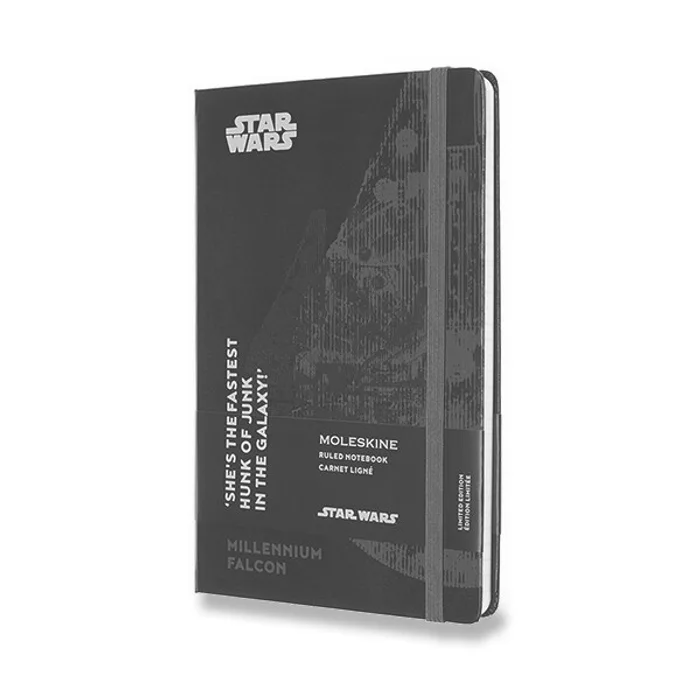 Hauptproduktbild Zápisník Moleskine Star Wars - tvrdé desky L, linkovaný, Falcon