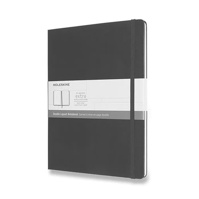 Hauptproduktbild Zápisník Moleskine - tvrdé desky XL, linkovaný-čistý, černý