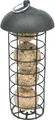Behälter für 4 Talgkugeln mit Dach, 10 x 21 cm, lackiertes Metall
