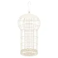 Weiteres Produktbild Behälter für 6 Talgkugeln, mit Schutzgitter, ca. 17 × 30 cm, lackiertes Metall, creme – D