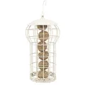 Weiteres Produktbild Behälter für 6 Talgkugeln, mit Schutzgitter, ca. 17 × 30 cm, lackiertes Metall, creme – D