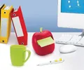 3M POST-IT "Z"-Block, selbstklebende Notizzettel, "Apple", rot