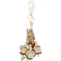 Weiteres Produktbild Hängendes Naturspielzeug für Papageien, Mahagoni/Muschel, 26 cm