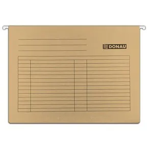 Hängeplatten, braun, Pappe, A4, DONAU [25 Stück]