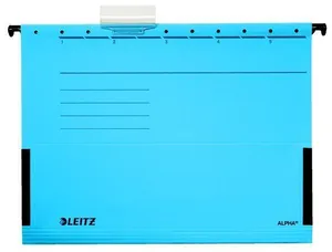 Leitz ALPHA® Hängeplatten mit Seiten, Blau [25 Stück]