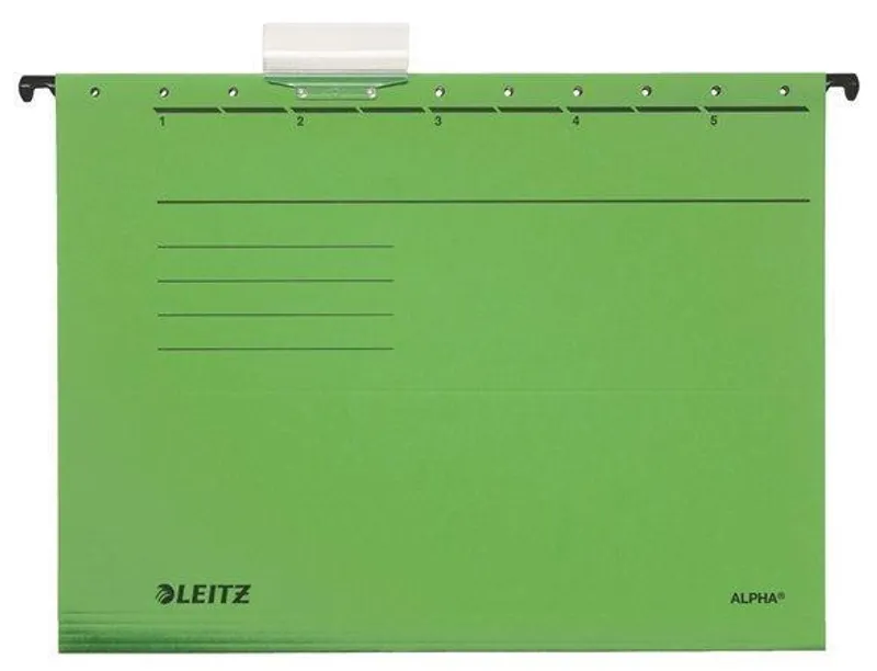 Hauptproduktbild Závěsné desky Leitz ALPHA® typu "V", Zelená [25 ks]