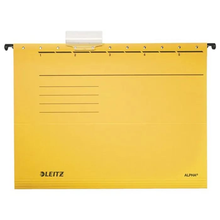 Hauptproduktbild Závěsné desky Leitz ALPHA® typu "V", Žlutá [25 ks]