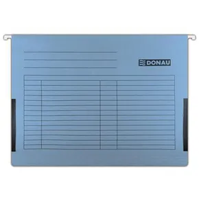 Hängeplatten, mit Seiten, blau, Pappe, A4, DONAU [25 Stück]