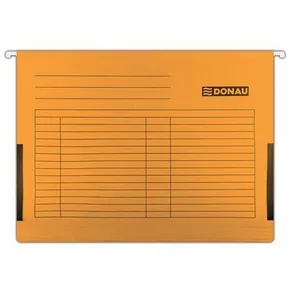 Hängeplatten, mit Seiten, orange, Pappe, A4, DONAU [25 Stück]