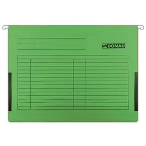 Hängeplatten, mit Seiten, grün, Pappe, A4, DONAU [25 Stück]