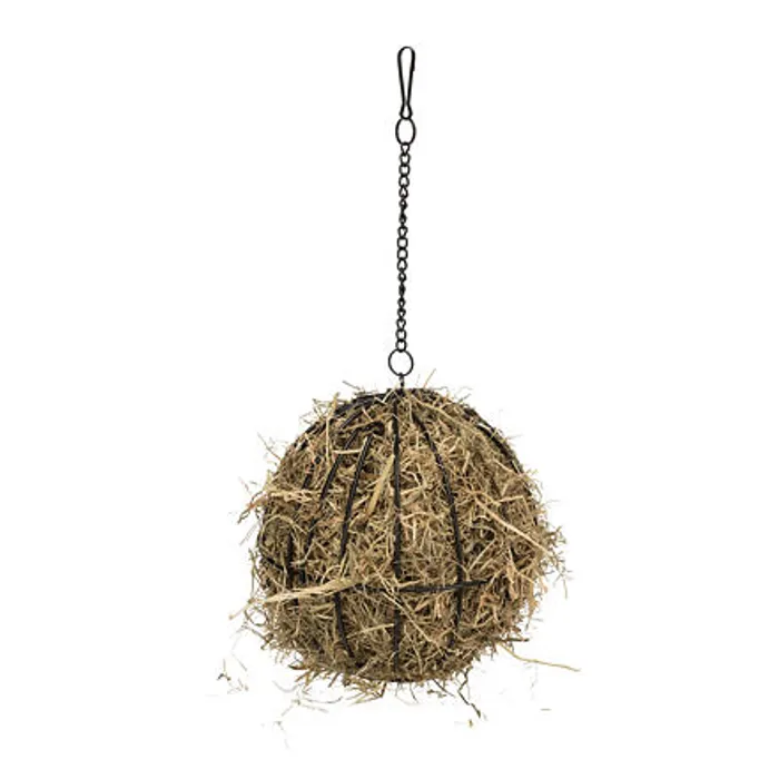 Hauptproduktbild Závěsný kovový míč na seno, lakovaný, 16cm