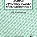 Weiteres Produktbild Záznam o provozu vozidla nákladní dopravy A4 stazka ET210