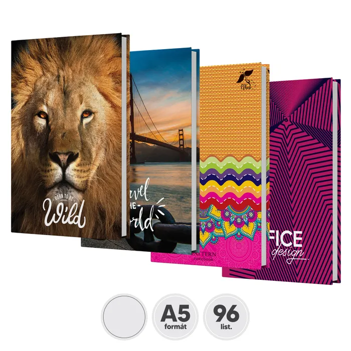 Hauptproduktbild Záznamní kniha čistá/nelinkovaná A5 [96 listů]