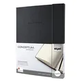 Weiteres Produktbild Notizbuch „Conceptum Softwave“, schwarz, exklusiv, DIN A4+, kariert, 194 Blatt, SIGEL