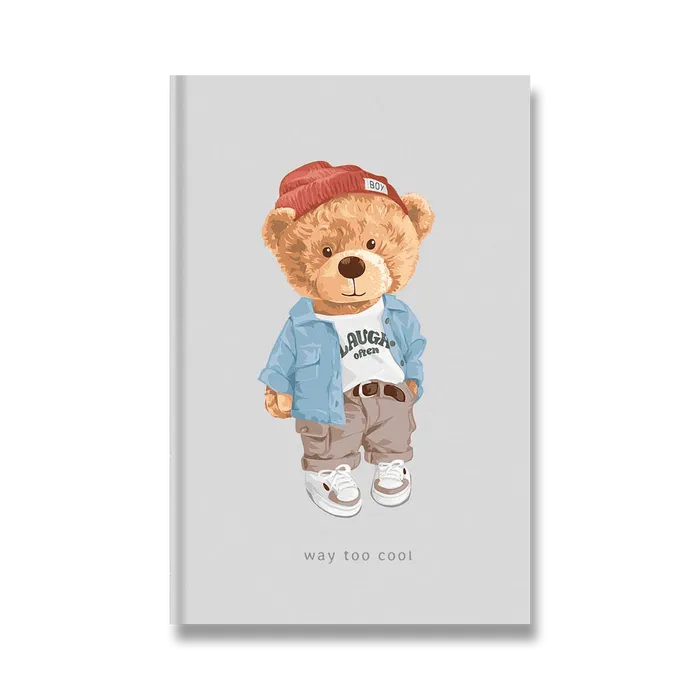 Hauptproduktbild Záznamní kniha Shkolyaryk Teddy Bear A6, čtverečkovaná, 80 listů