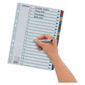Verstärkter Karton registriert Esselte Mylar, A4, Farbmix