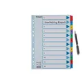 Verstärkter Karton registriert Esselte Mylar, A4, Farbmix