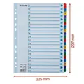 Weiteres Produktbild Verstärkter Karton registriert Esselte Mylar, A4, Farbmix
