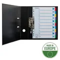 Verstärkter Karton registriert Esselte Mylar, A4, Farbmix