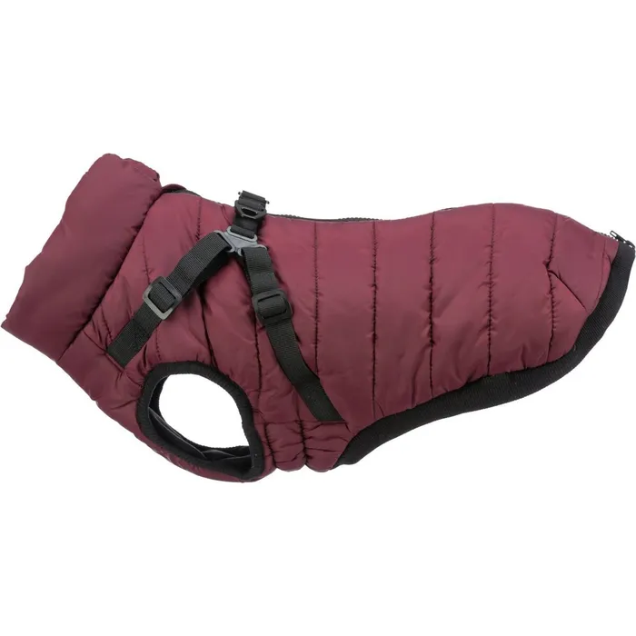 Hauptproduktbild Zimní bunda PIROU s postrojem, sangriaM: 45cm, hruď: 62-66cm, krk: až 48cm