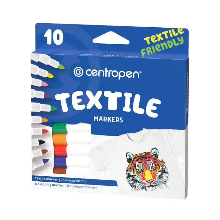 Hauptproduktbild Značkovač 2739 na textil sada 10 barev
