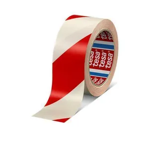 Bodenmarkierungsband „Professional“, rot/weiß, 50 mm x 33 m, TESA