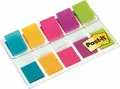 Markierungsstreifen, 5x20 Blatt, 12x43 mm, 3M POSTIT, gemischte Farben